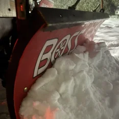 Fast and efficient snow plowing for large lots, retail centers, and industrial properties.